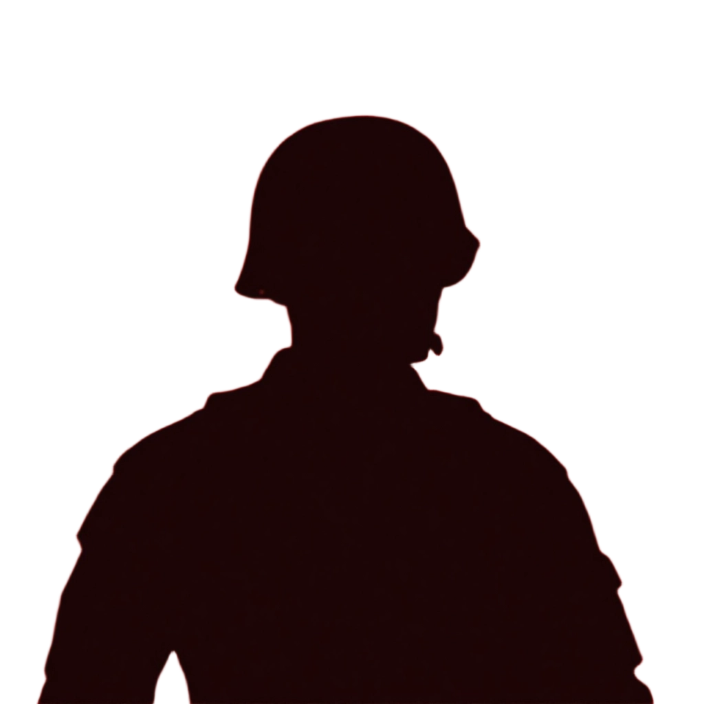 Silhouette of a Soldier